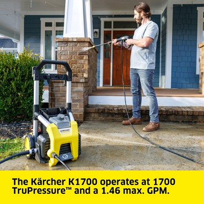 Karcher K1700 Yellow and Black Electric Pressure Washer