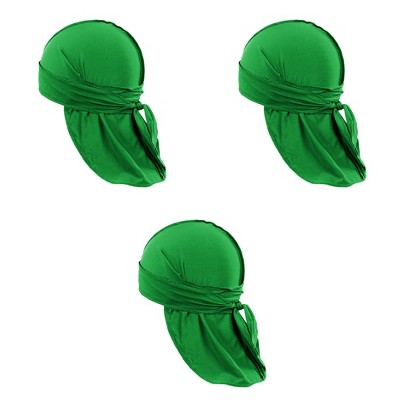 3 Pack Durags Smooth and Comfortable Headwraps for Daily Use