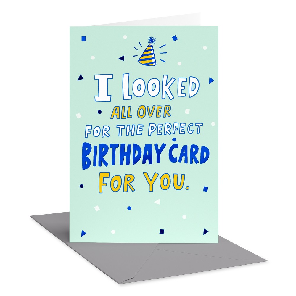 Funny Birthday Card This Isn't It Party Hat Includes Envelope