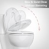 Slow-Close Toilet Seat, Quiet Polypropylene (PP) Toilet Lid with Secure Hinges, Easy to Install & Clean - 4 of 4