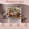 FONTOI Wall Mounted Bathroom Mirror Modern Minimalist Design and Moisture Resistant Coating for Bathroom and Bedroom, White, 31.5"*5.91"*23.62" - 2 of 4