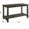 NicBex Dining Table 60" Modern Rectangular Counter Height Wooden Dining Table for Dining Room - 2 of 4