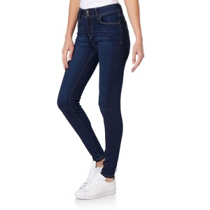 WallFlower Women's Ultra Skinny Mid-Rise Insta Soft Juniors Jeans (Standard and Plus) - 1 of 4