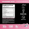 Blessed Plant Based Vegan Protein Powder - 23g of Pea Protein Powder, Dairy Free, Gluten Free, Soy Free - 30 Servings (Strawberry Mylk) - 2 of 4