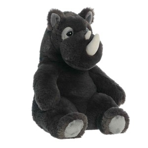 Aurora Medium Da Rhino Sluuumpy Cozy Stuffed Animal Black 11" - 1 of 4
