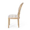 GDFStudio Newman Traditional Upholstered Rubberwood Dining Chairs (Set of 4) - 4 of 4