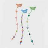 Girls' 3pk Butterfly Snap Clips with Beads - Cat & Jack™
