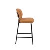 New Classic Furniture,Blythe Vegan Leather Counter Chair in Orange (Set of 2) - 4 of 4