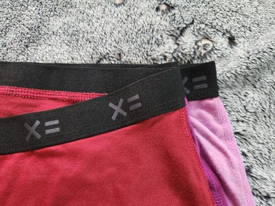 Tomboyx Lightweight 3-pack Boy Shorts Underwear, Cotton Stretch Comfort ...