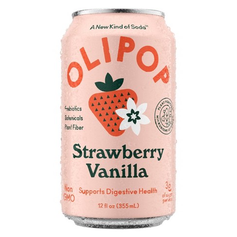 OLIPOP Strawberry Vanilla Prebiotic Soda - 12 fl oz - image 1 of 4