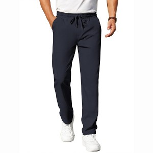 COOFANDY Mens Casual Pants Elastic Waist Chino Pants Lightweight