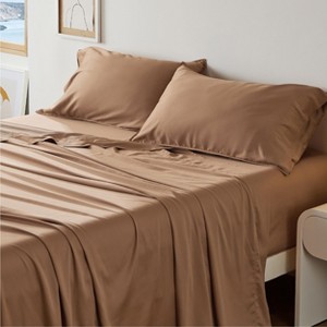 Cooling Sheets - Lyocell Cotton Sheet Set, GentleSoft™, Silky & Breathable Eucalyptus Bed Sheets with Deep Pocket - 1 of 4