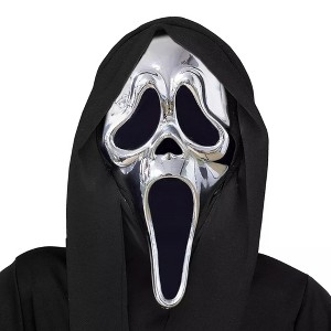 Funworld Ghost Face Chrome Adult Costume Mask - 1 of 4