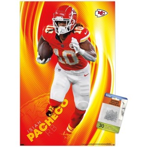 Trends International NFL Kansas City Chiefs - Isiah Pacheco 24 Unframed Wall Poster Prints - 1 of 4