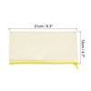 Unique Bargains Canvas Makeup Pencil Organizing Blank DIY Zipper Pouches 10 Pcs - 2 of 3