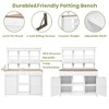 65.7''H Garden Potting Bench Table with Hutch, Outdoor Patio Storage Workstation with Storage Shelves, Drawers & Cabinets - ModernLuxe - 4 of 4