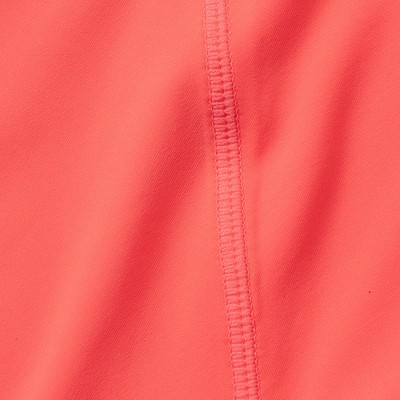 Lands' End Kids Chlorine Resistant Long Sleeve Crew Neck Rash Guard - Small - Fiery Coral — фото 3