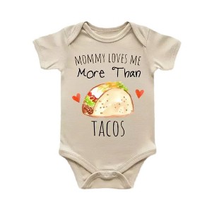 Taco Love Newborn Baby Onesie® Bodysuit GS1 - 1 of 4
