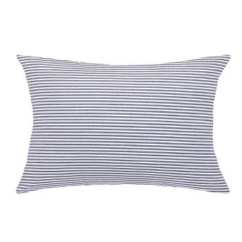 PiccoCasa Woven Striped Throw Pillow Covers Decors Square Farmhouse Cushion Covers