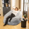 CAVINAS Classic Corduroy Fabric Bean Bag Chair for Adults & Kids,Soft Bean Bag Couch,Accent Chairs for Living Room - 4 of 4