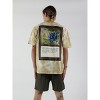 Magic The Gathering Black Lotus Card Adult Yellow Tie-Dye Crew Neck Short Sleeve T-shirt - 4 of 4