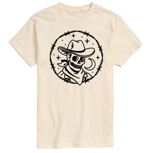 Men's - Country Casuals - Skeleton Cowboy Short Sleeve Graphic T-Shirt - 1 of 4