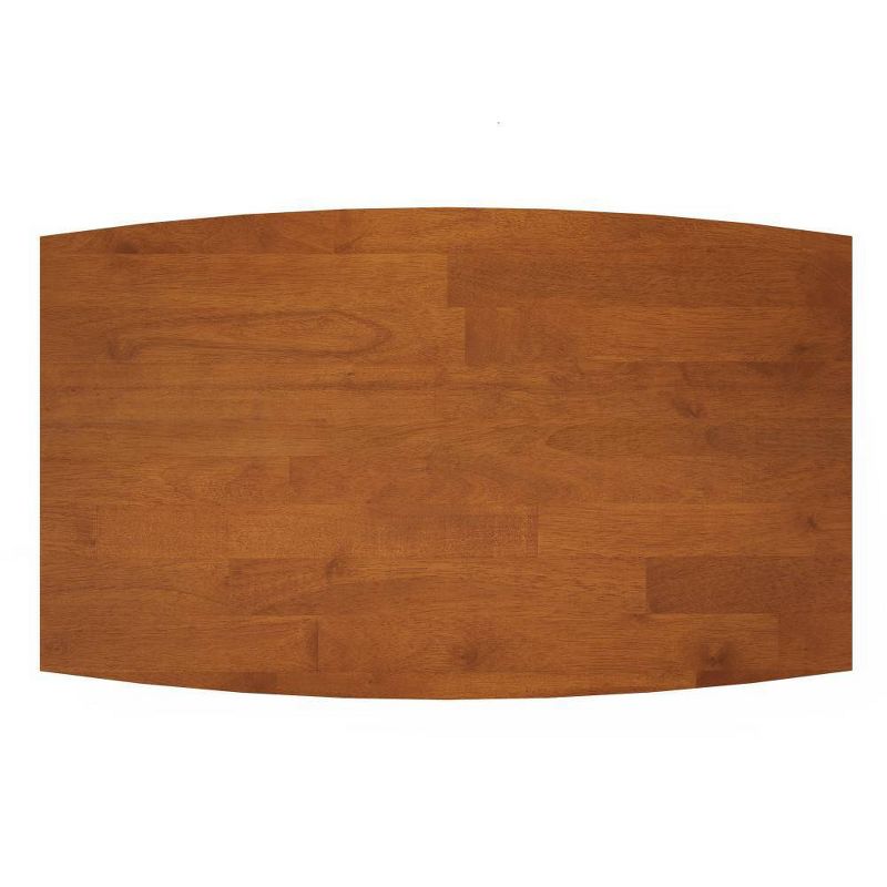 Tierney Mid-Century Rectangle Dining Table Teak Brown - WyndenHall, 4 of 10