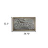 HomeRoots 23" X 39" Gray and Brown Wood and Metal Wall Decor - 3 of 4
