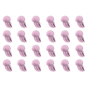 24 Pack Bulk Durags Ideal for Barbershops Events or Resale - 1 of 4