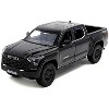 2023 Toyota Tundra TRD 4x4 Pickup Truck Black with Sunroof and Wheel Rack 1/24 Diecast Model Car - 4 of 4