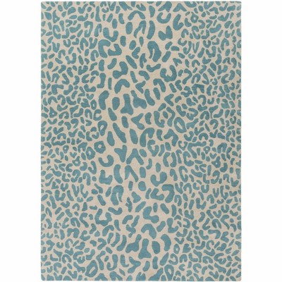 Hauteloom Lockbourne Leopard Print Area Rug
