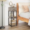 Costway 1/2 Pack 3 Tier Indoor Tall Plant Stand with Drawer Anti-tipping Devices Display Shelf - 4 of 4