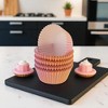 Unique Bargains Disposable Baking Cups Greaseproof Paper 1.97"x1.18" 100 Pcs - 2 of 4