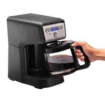Hamilton Beach 12 Cup Black and Stainless Steel Programmable Coffee Maker