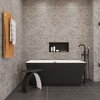 ALFI 24 x 12 Black Matte Stainless Steel Horizontal Single Shelf Bath Shower Niche - 3 of 4