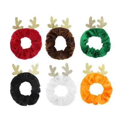Unique Bargains Christmas Hair Hair Ties 6 Pcs