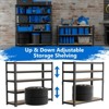 MDF Adjustable Heavy Duty Metal Shelving Unit for Garage,Pantry,Storage,Toolsheds, Warehouses - 4 of 4