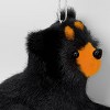 3.5" Christmas Faux Fur Animals Black Bear - Wondershop™ - 3 of 3