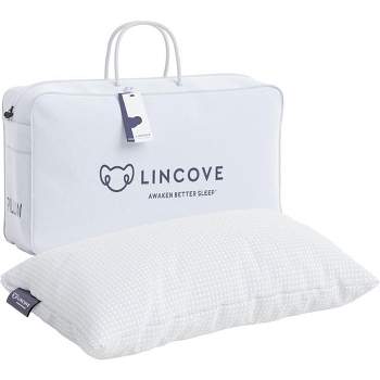 Lincove Rayon From Bamboo Pillow - Hotel Quality, Temperature Regulating, Soft for Stomach Sleepers, Hypoallergenic