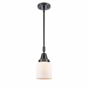Bell - 1 Light Stem Hung Mini Pendant In Industrial Style-11.13 Inches Tall and 5 Inches Wide - 1 of 1