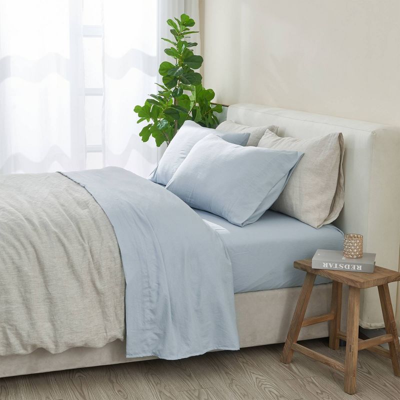 Patina Vie Easy Care Solid Sheet Set, 4 of 8