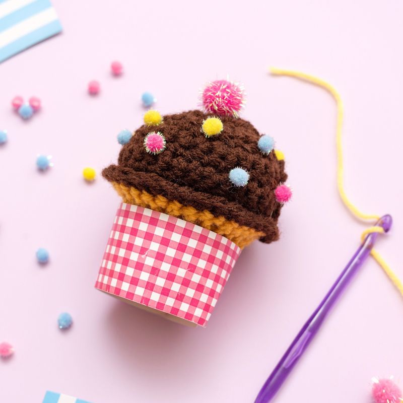 Colorbok Sew Cute! Crochet Cupcake Kit, 5 of 6