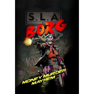 Nightfall Games: SLA BORG, Hardcover RPG Book, Comedy Sci-Fi Horror Missions - 1 of 4