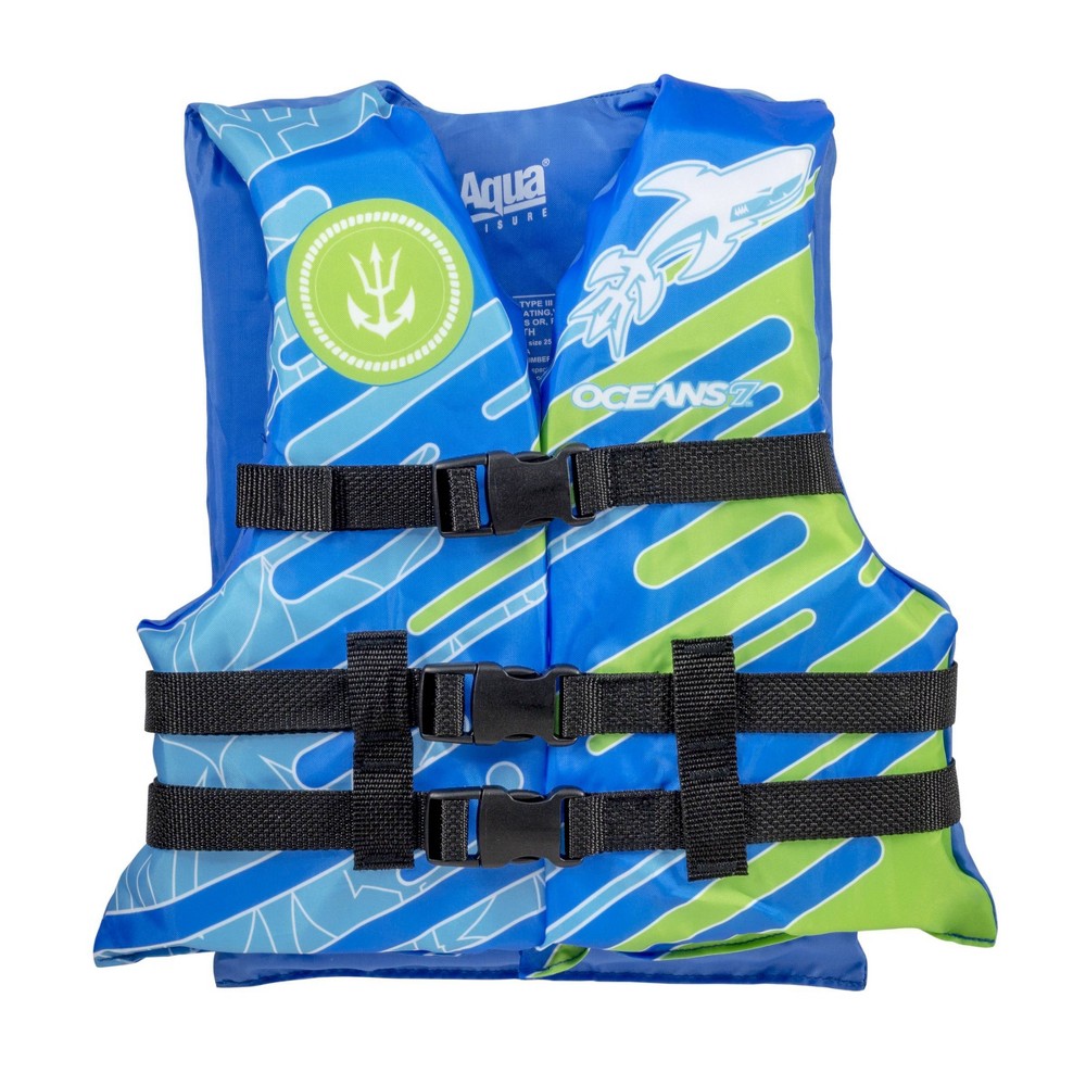 Photos - Life Jacket Aqua Leisure US Coast Guard Approved  Vest - Blue