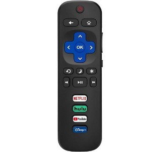Link Hulu Replacement Remote Control Only for Roku TV, Compatible for TCL Roku/Hisense Roku/Onn Roku/Philips Roku Smart TVs(Not for Stick and Box) - 1 of 4