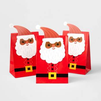 8ct Santa Paper Treat Bag - Wondershop™