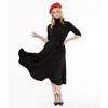Unique Vintage Women's Turtleneck Midi Dress - 3 of 3