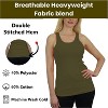 Galaxy By Harvic Women's Loose Fit Ribbed Tank Top - 4 of 4