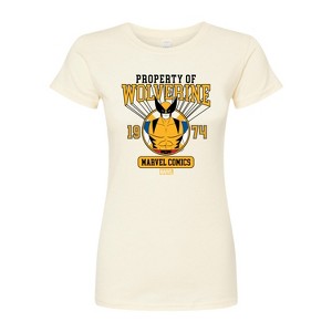 Women's - Marvel - Property of Wolverine Fitted Graphic T-Shirt - 1 of 3