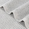Viscose Cotton Blend Medium Weight Soft Textured Ribbed Towel Set by Blue Nile Mills - 4 of 4